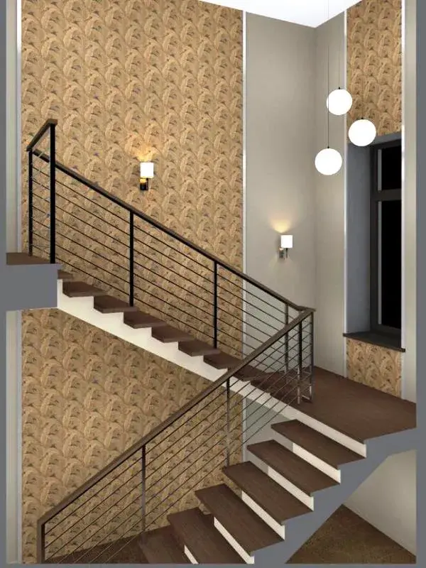 дизайн проект бетонной лестницы