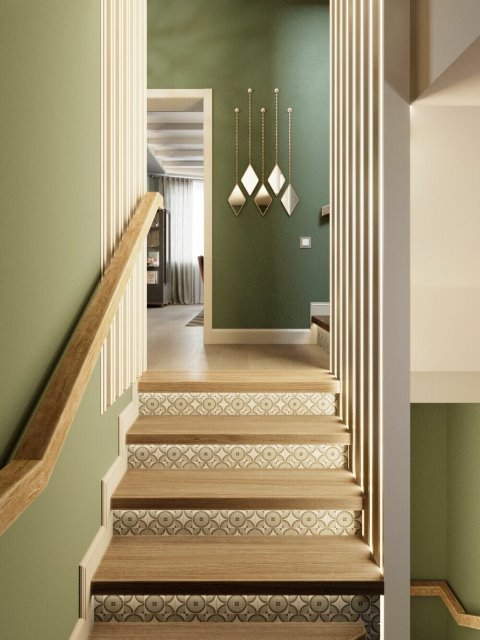 дизайн лестницы в частном доме