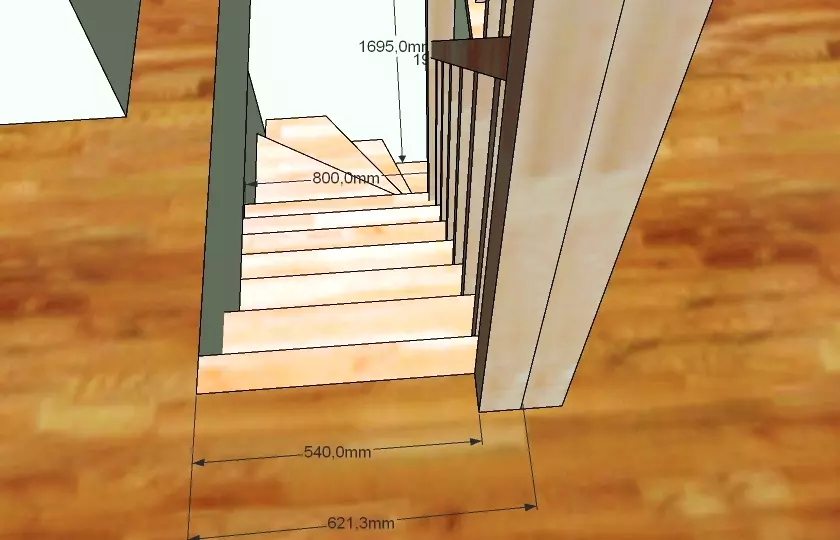 дизайн проект лестницы для дачи