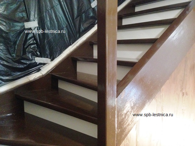реконструкция деревянной лестницы