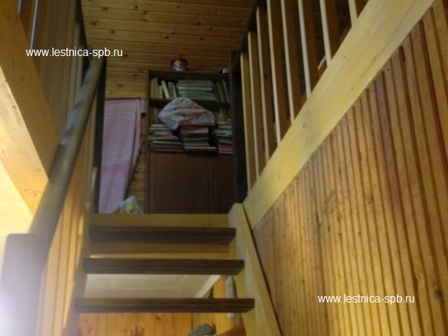 готовая лестница на второй этаж дома