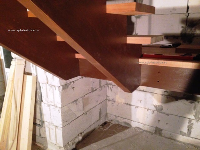 этапы изготовления лестницы на второй этаж