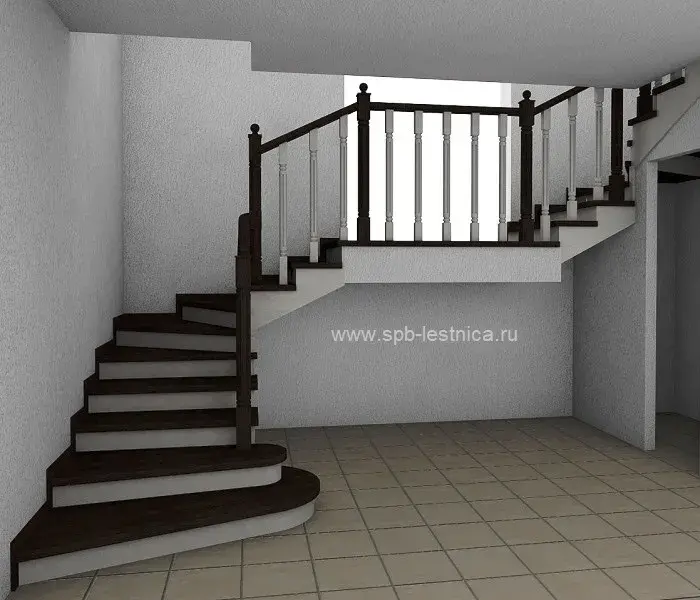 дизайн проект оригинальной лестницы