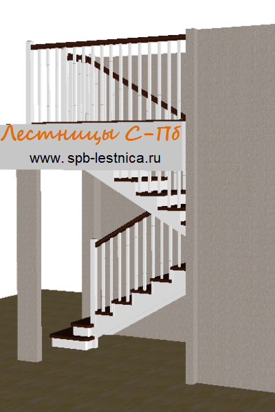дизайн облицовка бетонной лестницы деревом с ограждением